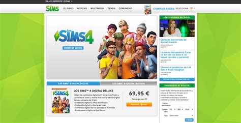 sims página oficial.